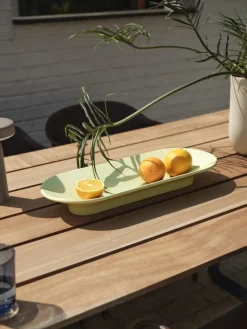 Muuto Mere skål, 51,5 x 21,5 cm, ljusgrön