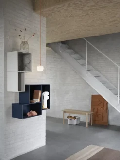 Muuto Mini Stacked 2.0 hyllmodul, liten, midnight blue