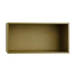 Muuto Mini Stacked hyllmodul, stor, brungrön