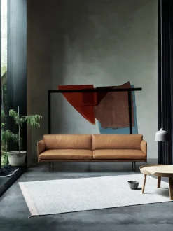 Muuto Ply matta, svart - vit