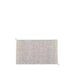 Muuto Ply-matta, återvunnen polyester, 85 x 140 cm, svart - vit