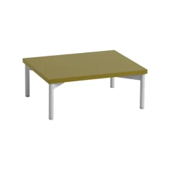 Muuto Podie med rörben, 43,5 x 35 x 17 cm, brungrön