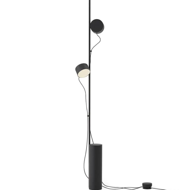 Muuto Post golvlampa, svart