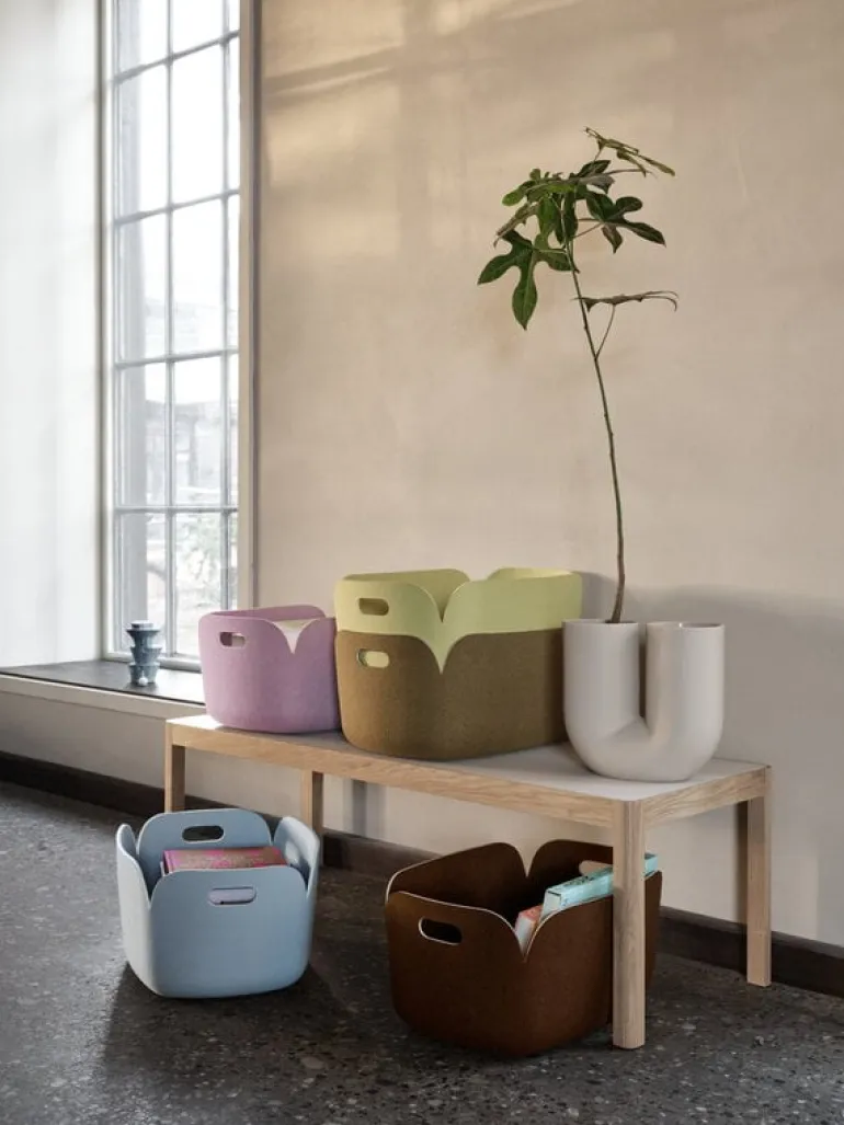 Muuto Restore korg, brungrön