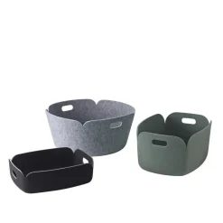 Muuto Restore rund korg, grå