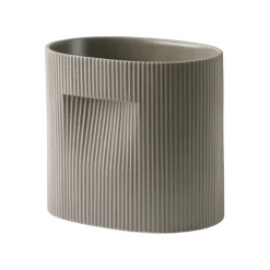 Muuto Ridge blomkruka, h 24 cm, taupe