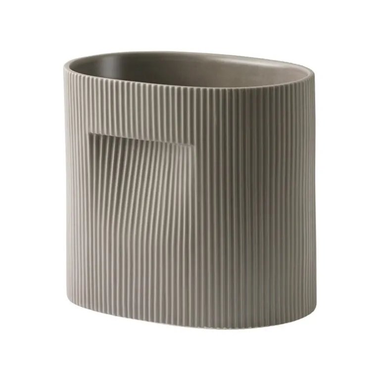 Muuto Ridge blomkruka, h 24 cm, taupe