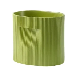 Muuto Ridge blomkruka, h 24 cm, mossgrön