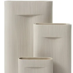 Muuto Ridge vas, 16,5 cm, beige