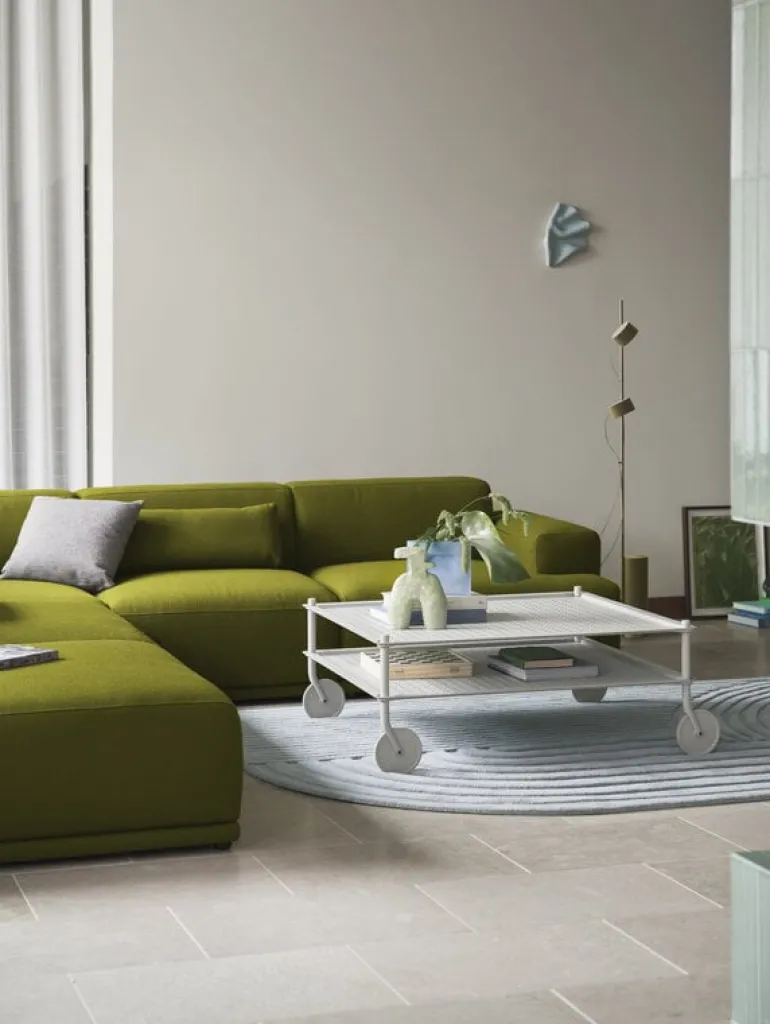 Muuto Ridge vas, 16,5 cm, ljusblå frostat glas
