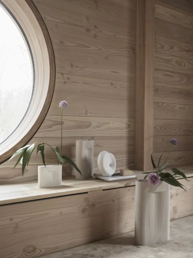 Muuto Ridge vas, 16,5 cm, naturvit
