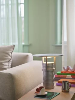 Muuto Set bordslampa, aluminium