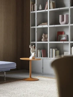 Muuto Stacked hyllmodul med bakstycke, medium, ljusgrå