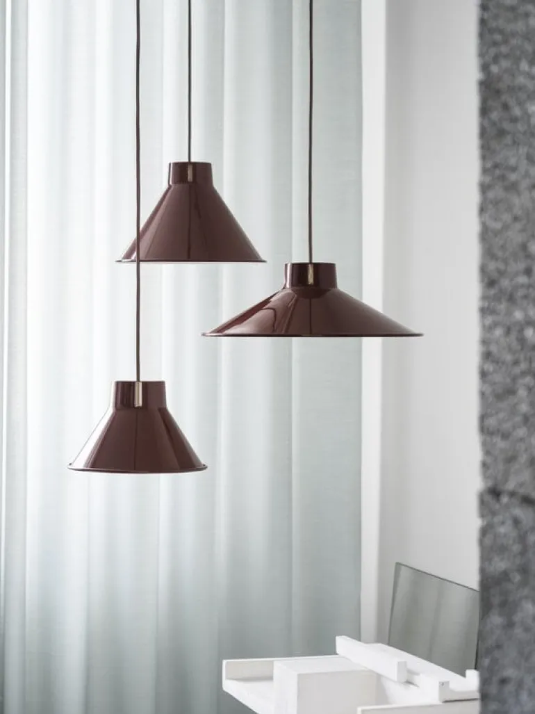 Muuto Top pendellampa, 28 cm, grå