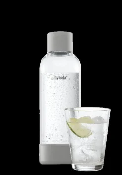 Mysoda Mysoda vattenflaska 1 l, 2-pack, grå