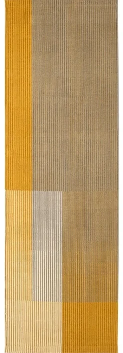 Nanimarquina Haze 1, matta, gul - grå