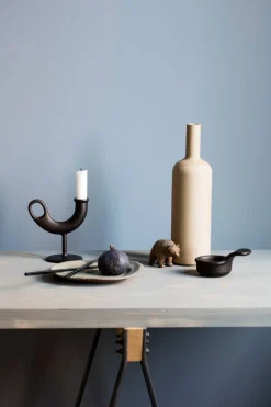 Nedre Foss Ildhane ljushållare, svart