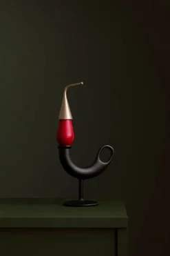 Nedre Foss Ildhane ljushållare, svart