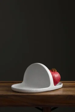 Nedre Foss Korg bricka, pietra vit