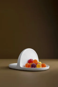 Nedre Foss Korg bricka, pietra vit