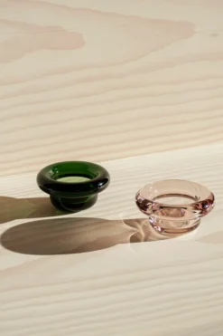 Nedre Foss Sirkel ljuslykta, primrosa rosa