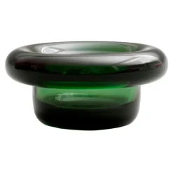 Nedre Foss Sirkel värmeljushållare, grön