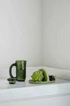 Nedre Foss Vannfall vattenkanna, flaskgrön