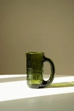 Nedre Foss Vannfall vattenkanna, flaskgrön