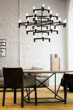 Nemo Lighting Crown Major pendel, matt svart