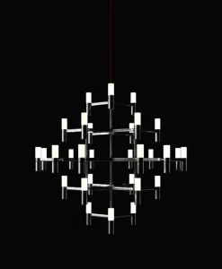 Nemo Lighting Crown Major pendel, matt svart