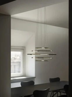 Nemo Lighting Drop 5 pendellampa, 2700 K, satin gold