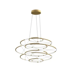 Nemo Lighting Drop 7 pendellampa, 2700 K, satin gold