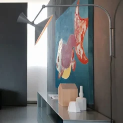 Nemo Lighting Lampe de Marseille Mini vägglampa, grå