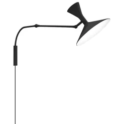 Nemo Lighting Lampe de Marseille Mini vägglampa, svart