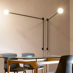 Nemo Lighting Mini Potence Pivotante vägglampa, grå