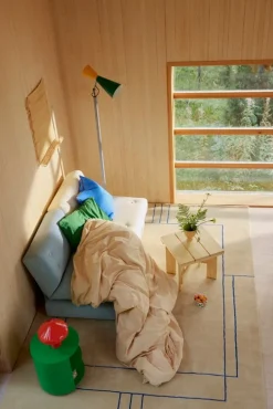 Nemo Lighting Parliament golvlampa, grön - gul