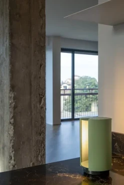 Nemo Lighting Pivotante à Poser bordslampa, salviagrön