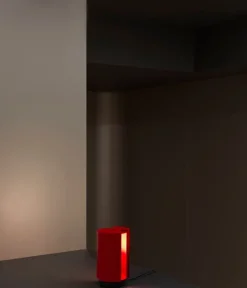 Nemo Lighting Pivotante à Poser bordslampa, karminröd