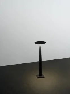 Nemo Lighting Portofino bärbar bordslampa, svart - svart marmor