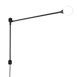 Nemo Lighting Potence Pivotante Mini vägglampa, svart