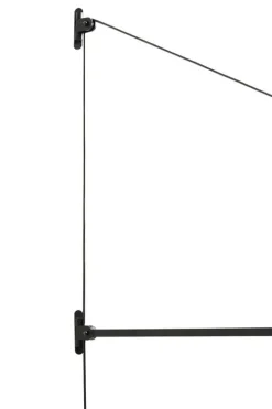 Nemo Lighting Swan vägglampa, svart