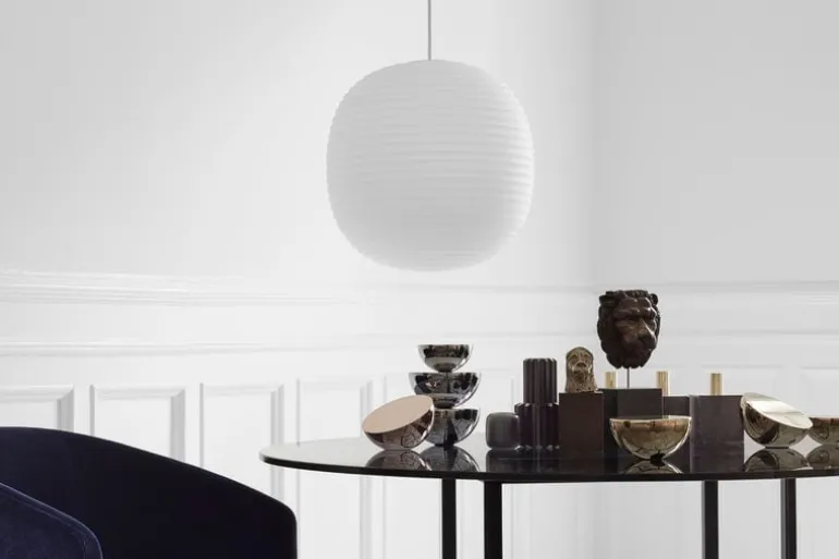 New Works Aura spegel, stor, rostfritt stål