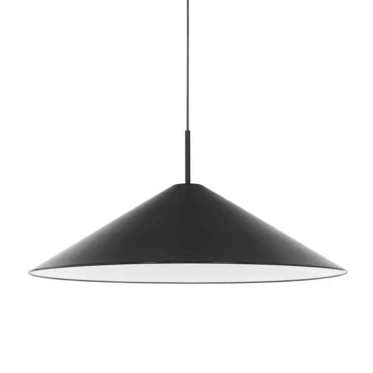 New Works Brolly pendellampa, 70 cm, anodiserad svart