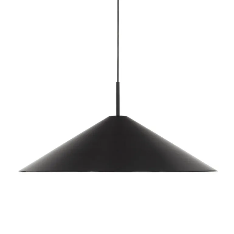 New Works Brolly pendellampa, 70 cm, anodiserad svart