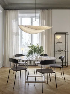 New Works Florence matbord, 145 cm, vit - vit marmor Viola