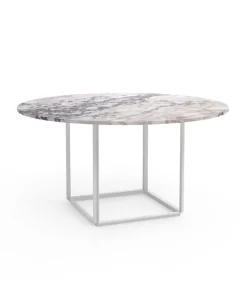 New Works Florence matbord, 145 cm, vit - vit marmor Viola