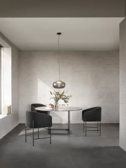 New Works Karl-Johan pendel, 40 cm, rökt glas