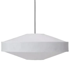 New Works Kite pendellampa, 75 cm, vit