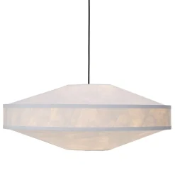 New Works Kite pendellampa, 75 cm, vit