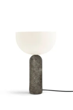 New Works Kizu bordslampa, stor, Gris du Marais-marmor